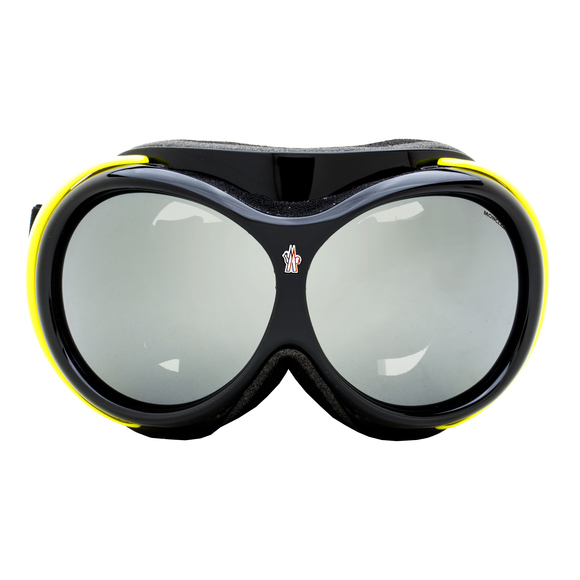 Moncler ML0130A Vaporice Ski Goggles 39C Black/Yellow - Picture 2 of 3